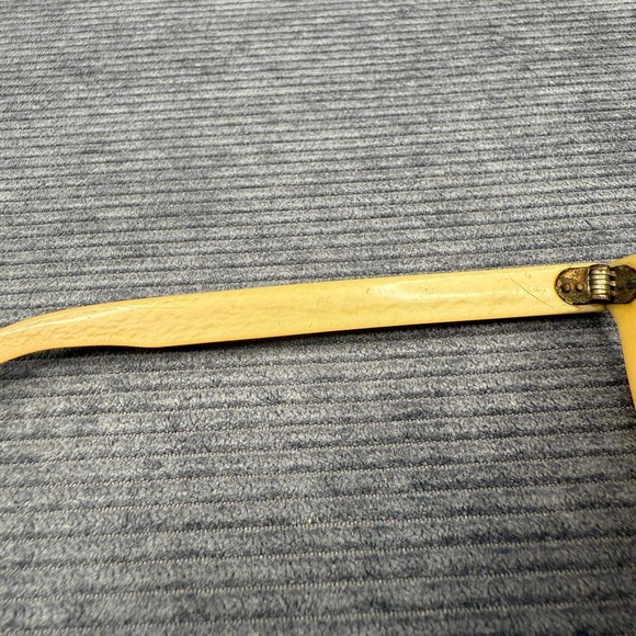 Vintage Cosmetan C14-48 Yellow Speckled Cat Eye Sunglasses Mid Century Modern main image 5